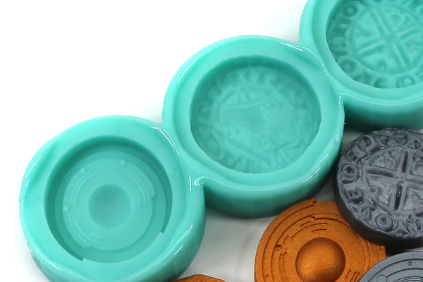 Strange Coin Mold For Resin Casting - Decoden DIY Molds For Resin, Candy Molds, Food, or Soap