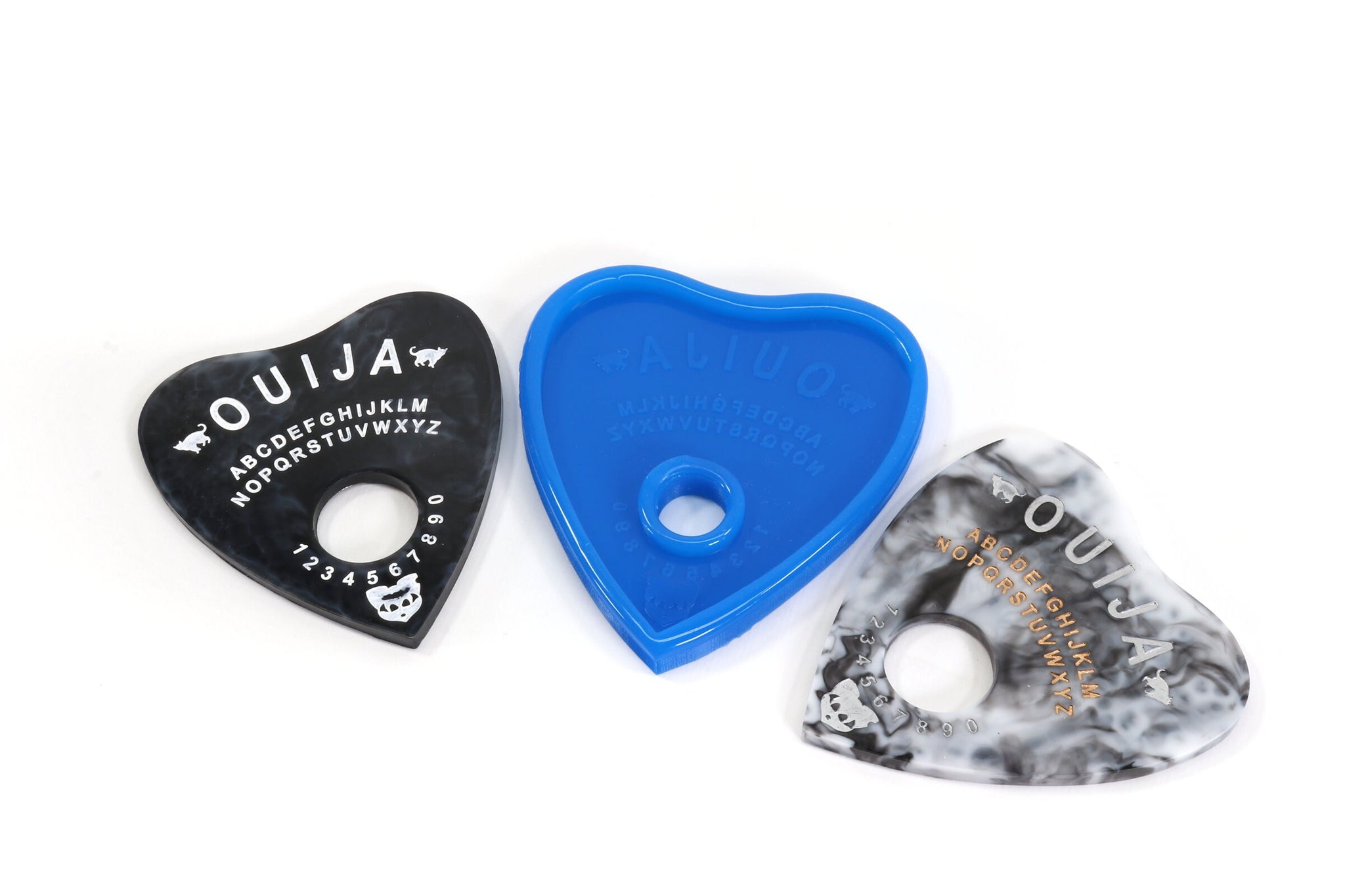 Shiny Alphabet Planchette Mold - Occult Molds, Silicone Mold PLN1