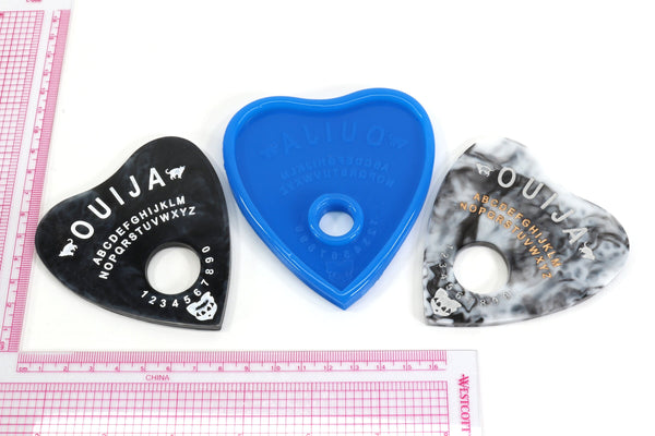 Shiny Alphabet Planchette Mold - Occult Molds, Silicone Mold PLN1