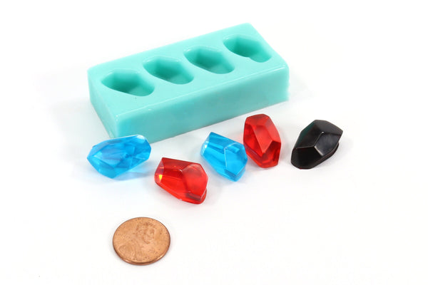 Infinity Crystal - Silicone Mold for Resin, Crystal Earring mold, Crystal Crafts