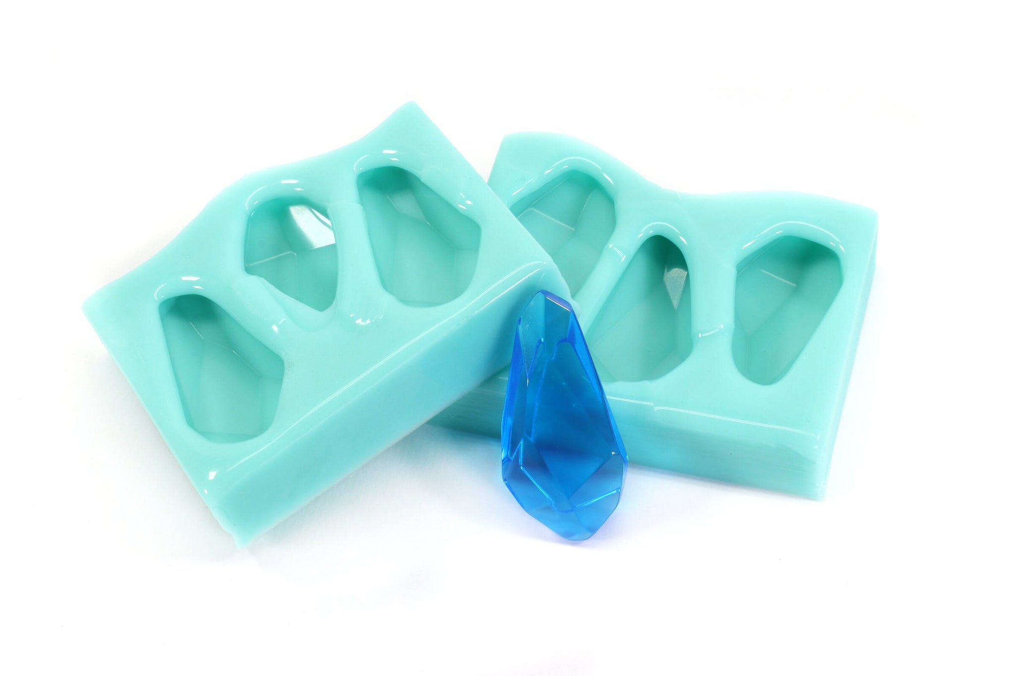 Teardrop Crystal - Silicone Mold for Resin, Crystal Earring mold, Crystal Crafts