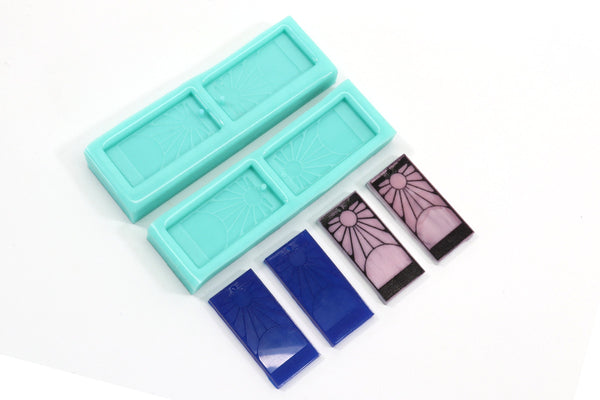 Hanafuda Earring Mold Resin Casting - Molds For Resin, Resin Gift, High Gloss Finish, Shiny Mold