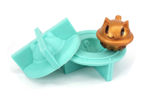 Large Cat Bell Mold, Neko Bell Mold - Kawaii Mold, Neko Mold, Cat Mold - Dekoden cat Mold MLD3